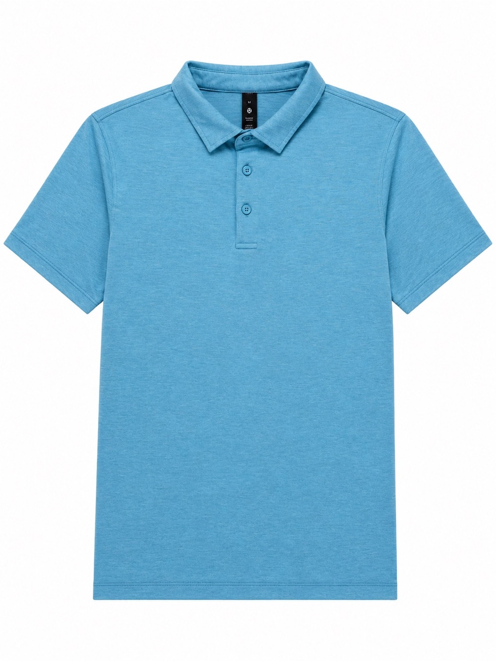 lululemon Men’s Heathered Blue Performance Polo Shirt Size M